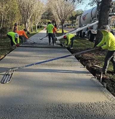 fresh-concrete-walkway-pour